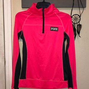Neon Pink Victoria Secret/Pink Quarter Zip
